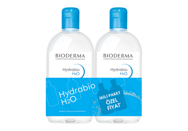 Hydrabio H2O Micellar Makyaj Temizleme Suyu 2'li Set Yüz ve Göz Çevresi 500 ml 