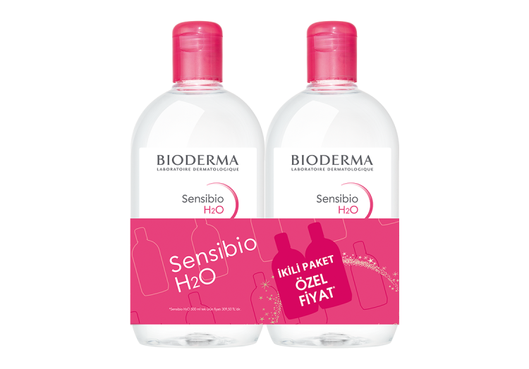 Sensibio H2O Micellar Makyaj Temizleme Suyu 2'li Set Tüm Ciltler 500 ml