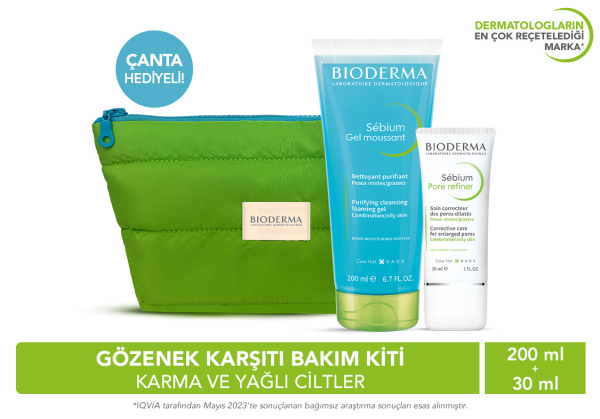 Karma ve Yağlı Ciltler için Gözenek Karşıtı Bakım Kiti