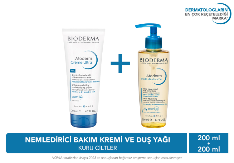 Atoderm Cream Ultra 200 ml & Atoderm Shower Oil 200 ml