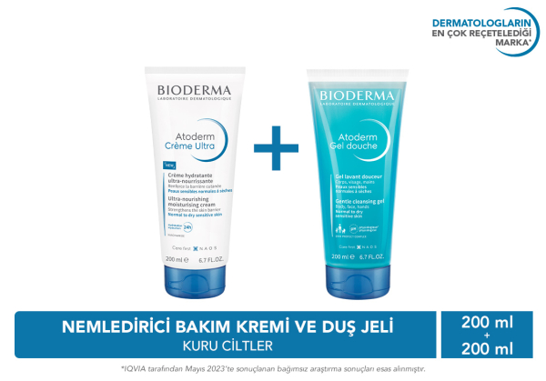 Atoderm Cream Ultra 200 ml & Atoderm Shower Gel 200 ml