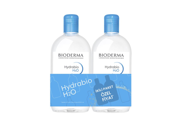 Hydrabio H2O Micellar Makyaj Temizleme Suyu 2'li Set Yüz ve Göz Çevresi 500 ml 