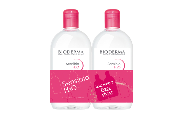 Sensibio H2O Micellar Makyaj Temizleme Suyu 2'li Set Tüm Ciltler 500 ml