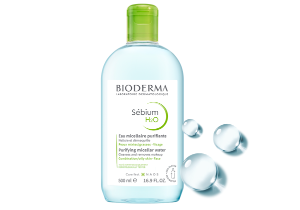 Sebium H2O Karma Yağlı Akne Eğilimli Cilt Micellar Makyaj Temizleme Suyu 500 ml