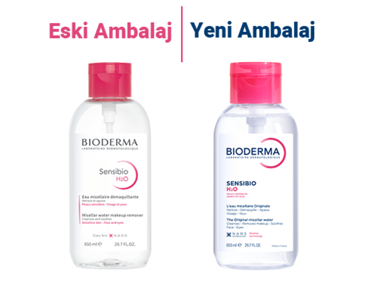 Sensibio H2O Micellar Makyaj Temizleme Suyu 850 ml Büyük Boy Normal Ciltler
