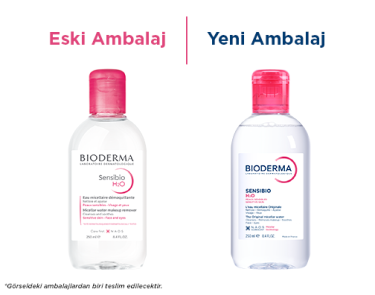 Sensibio H2O Hassas ve Normal Ciltler için Micellar Makyaj Temizleme Suyu 250 ml