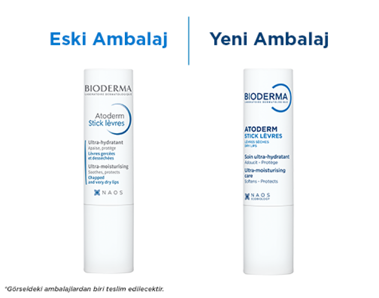 Atoderm Lip Stick Besleyici, E Vitamini İçeren Nemlendirici Dudak Kremi 4 gr