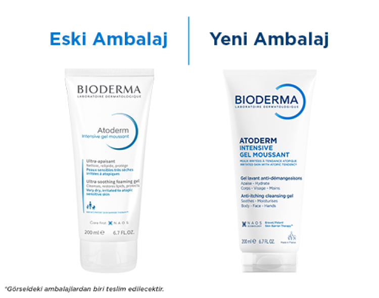 Atoderm Çok Kuru, Atopik Ciltler Niasinamid İçeren Onarıcı Temizleme Jeli 200 ml