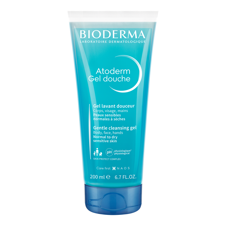 Atoderm Kuru Ciltler için Nemlendirici Duş Jeli Bebek Çocuk Yetişkin 200 ml