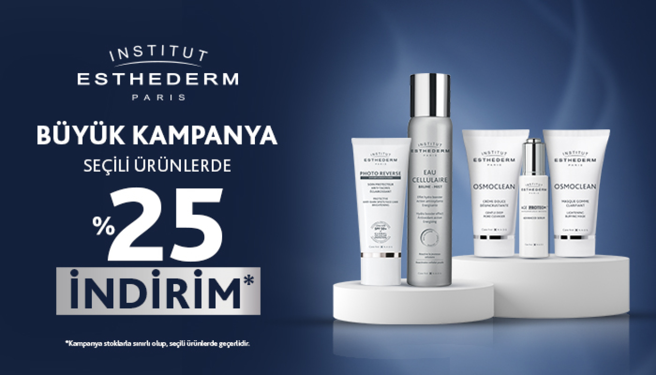Institut Esthederm %25 İndirim Kampanyası