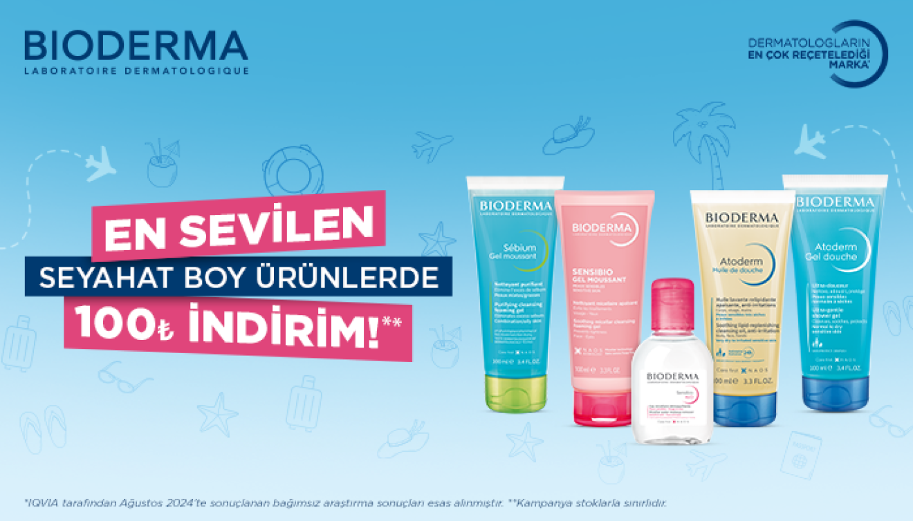 Bioderma Seyahat Boy Ürünler