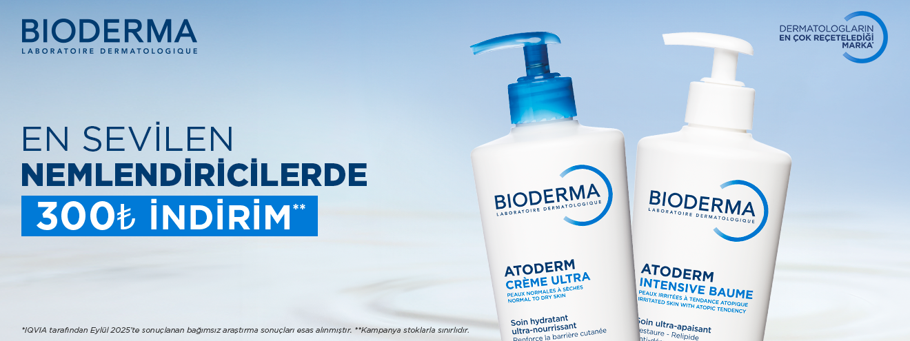 Bioderma Atoderm Nemlendiricilerde 300 TL indirim