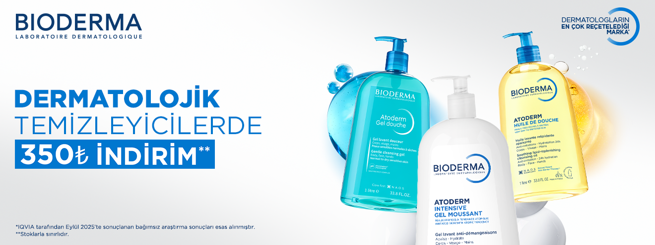 Bioderma Temizleyiciler 350 TL indirim