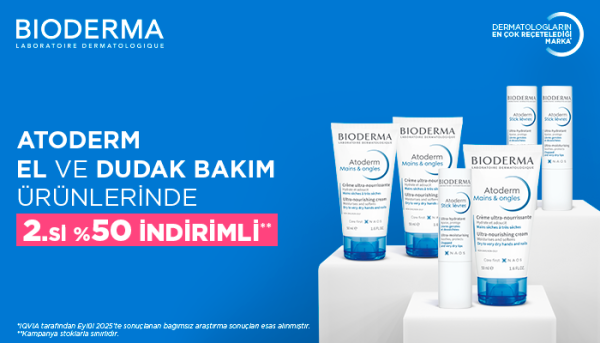 Bioderma Atoderm 2. Ürüne %50 İndirim