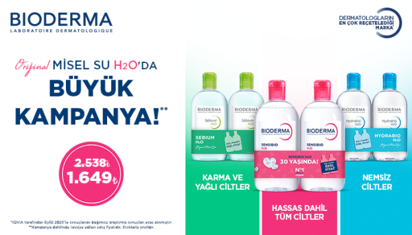 Bioderma Misel Su H2O Kampanyası