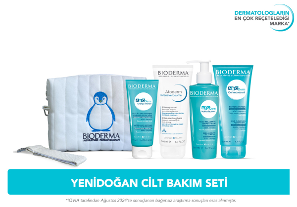 Bioderma Yenidoğan Bebekler İçin Nemlendirici Temizleyici Besleyici Bakım Seti